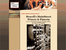 Tablet Screenshot of howellsmainstreetwinery.com